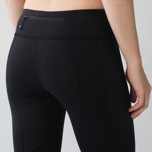 Lululemon 🍋 Pace Rival Crop Leggings, Black, Size 4, Luxtreme, Medium Rise